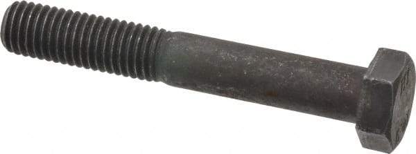 Value Collection - M12x1.75mm Metric Coarse, 80mm Length Under Head Hex Head Cap Screw - Partially Threaded, Grade 10.9 Steel, Black Oxide Finish, 19mm Hex - Makers Industrial Supply