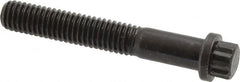 Value Collection - 3/8-16 UNC, 2-1/2" Length Under Head, 12 Point Drive Flange Bolt - 1" Thread Length, 170M PSI Alloy Steel, Smooth Flange, Uncoated - Makers Industrial Supply