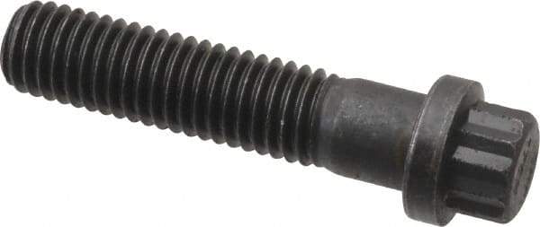 Value Collection - 1/2-13 UNC, 2-1/4" Length Under Head, 12 Point Drive Flange Bolt - 1-1/4" Thread Length, 170M PSI Alloy Steel, Smooth Flange, Uncoated - Makers Industrial Supply