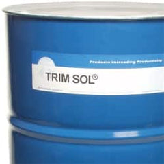 Master Fluid Solutions - Trim SOL LC sf, 54 Gal Drum Cutting & Grinding Fluid - Water Soluble, For Cutting, Grinding - Makers Industrial Supply