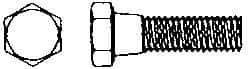 Value Collection - 1/2-13 Thread, 5-1/2" Length Under Head, Steel Hex Head Bolt - Hot Dipped Galvanized Coated, 3/4" Hex, UNC Thread, ANSI/ASME B18.2.2 & ASME B18.2.1, Grade 2 - Makers Industrial Supply