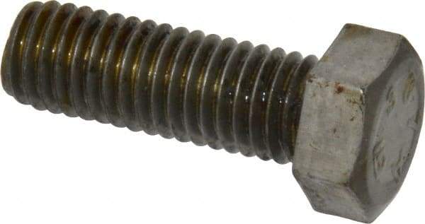 Value Collection - 1/2-13 Thread, 1-1/2" Length Under Head, Steel Hex Head Bolt - Uncoated, UNC Thread, ASTM A307, Grade 2 - Makers Industrial Supply