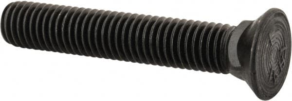 Value Collection - 1/2-13 UNC, 3" OAL, Steel Plow Bolt - Uncoated, Grade 5 - Makers Industrial Supply