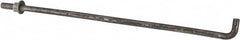 Value Collection - 1/2-13, 18" OAL Bent Anchor Bolt - Grade 2 Steel - Makers Industrial Supply