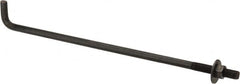 Value Collection - 3/4-10, 24" OAL Bent Anchor Bolt - Grade 2 Steel - Makers Industrial Supply