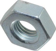 Value Collection - 5/16-24 UN Steel Right Hand Machine Screw Hex Nut - 9/16" Across Flats, 0.225" High, Zinc-Plated Finish, 2B Class of Fit - Makers Industrial Supply