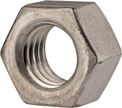 Value Collection - 1/2-13 UN Aluminum Right Hand Hex Nut - 3/4" Across Flats, 7/16" High, Uncoated - Makers Industrial Supply