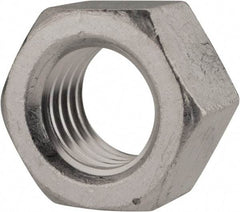 Value Collection - 3/4-10 UN Aluminum Right Hand Hex Nut - 1-1/8" Across Flats, 41/64" High, Uncoated - Makers Industrial Supply