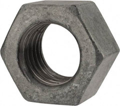 Value Collection - 7/8-9 UNC Steel Right Hand Hex Nut - 1-5/16" Across Flats, 3/4" High, Hot Dipped Galvanized Finish - Makers Industrial Supply