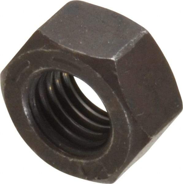 Value Collection - 5/16-24 UNF Steel Right Hand Hex Nut - 1/2" Across Flats, 17/64" High, Uncoated - Makers Industrial Supply