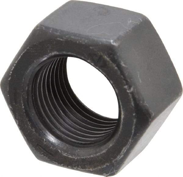 Value Collection - 5/8-18 UNF Steel Right Hand Hex Nut - 15/16" Across Flats, 35/64" High, Black Oxide Finish - Makers Industrial Supply