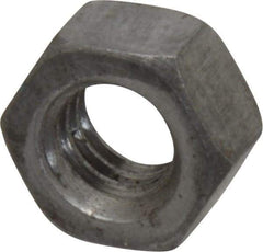 Value Collection - 5/16-18 UNC Steel Right Hand Hex Nut - 1/2" Across Flats, 0.2656" High, Uncoated - Makers Industrial Supply