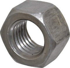 Value Collection - 7/8-9 UN Steel Right Hand Hex Nut - 1-5/16" Across Flats, 3/4" High, Uncoated - Makers Industrial Supply