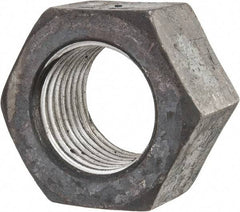 Value Collection - 2-3/4 - 4 UNC Steel Right Hand Hex Nut - 4-1/8" Across Flats, 2-23/64" High, Uncoated - Makers Industrial Supply