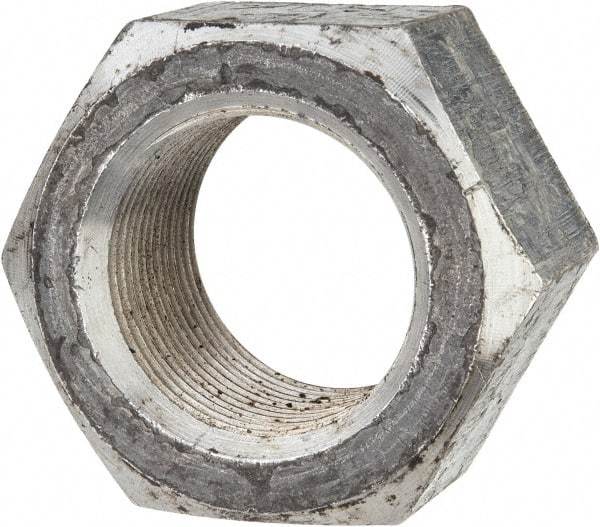 Value Collection - 1-3/8 - 12 UNF Steel Right Hand Hex Nut - 2-1/16" Across Flats, 1.1719" High, Uncoated - Makers Industrial Supply