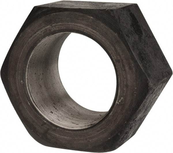 Value Collection - 3-12 UN Steel Right Hand Hex Nut - 4-1/2" Across Flats, 2-37/64" High, Uncoated - Makers Industrial Supply