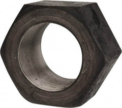 Value Collection - 3-12 UN Steel Right Hand Hex Nut - 4-1/2" Across Flats, 2-37/64" High, Uncoated - Makers Industrial Supply