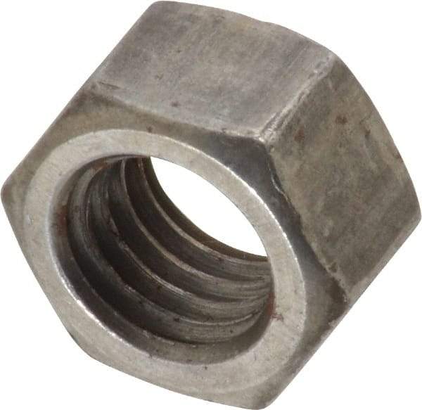 Value Collection - 1/2-13 UNC Steel Left Hand Hex Nut - 3/4" Across Flats, 7/16" High, Uncoated - Makers Industrial Supply