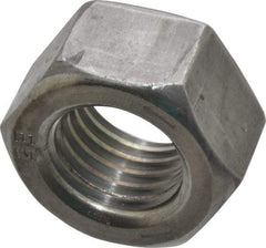 Value Collection - 7/8-9 UNC Steel Left Hand Hex Nut - 1-5/16" Across Flats, 3/4" High, Uncoated - Makers Industrial Supply