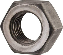 Value Collection - 7/16-20 UNF Steel Left Hand Hex Nut - 11/16" Across Flats, 3/8" High, Uncoated - Makers Industrial Supply