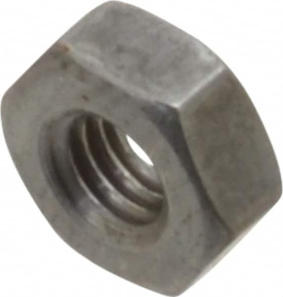 Value Collection - M3x0.50 Steel Right Hand Hex Nut - 5.5mm Across Flats, 2.4mm High, Uncoated - Makers Industrial Supply