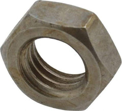 Value Collection - 5/8-11 UNC Steel Right Hand Hex Jam Nut - 5/16" Across Flats, 3/8" High, Uncoated - Makers Industrial Supply