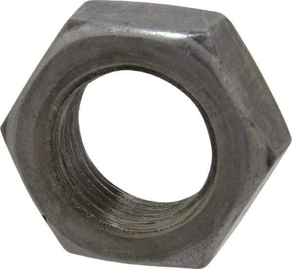 Value Collection - 5/8-18 UNF Steel Right Hand Hex Jam Nut - 15/16" Across Flats, 3/8" High, Uncoated - Makers Industrial Supply