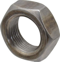 Value Collection - 1-14 UNF Steel Right Hand Hex Jam Nut - 1-1/2" Across Flats, 0.5469" High, Uncoated - Makers Industrial Supply