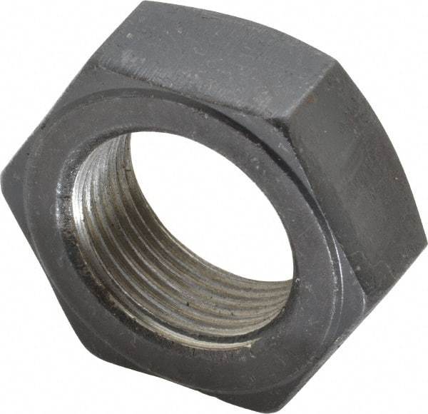 Value Collection - 1-1/4 - 12 UNF Steel Right Hand Hex Jam Nut - 1-7/8" Across Flats, 23/32" High, Uncoated - Makers Industrial Supply