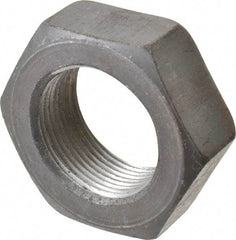 Value Collection - 1-1/2 - 12 UNF Steel Right Hand Hex Jam Nut - 2-1/4" Across Flats, 27/32" High, Uncoated - Makers Industrial Supply