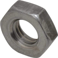 Value Collection - 5/8-11 UNC Steel Right Hand Heavy Hex Jam Nut - 1-1/16" Across Flats, 23/64" High, Uncoated, 2B Class of Fit - Makers Industrial Supply