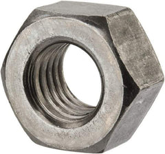 Value Collection - 9/16-12 UNC Steel Right Hand Heavy Hex Nut - 15/16" Across Flats, 35/64" High, Uncoated, 2B Class of Fit - Makers Industrial Supply