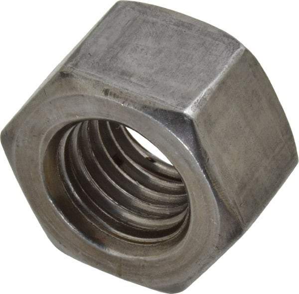 Value Collection - 7/8-9 UNC Steel Right Hand Heavy Hex Nut - 1-7/16" Across Flats, 55/64" High, Uncoated, 2B Class of Fit - Makers Industrial Supply