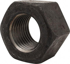 Value Collection - 2-1/2 - 4 UNC Steel Right Hand Heavy Hex Nut - 3-7/8" Across Flats, 2-29/64" High, Uncoated, 2B Class of Fit - Makers Industrial Supply