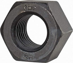 Value Collection - 1-1/8 - 7 UNC Steel Right Hand Heavy Hex Nut - 1-13/16" Across Flats, 1-7/64" High, Uncoated, 2B Class of Fit - Makers Industrial Supply