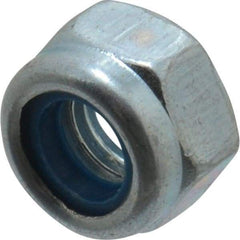 Value Collection - M5x0.80 Metric Coarse Grade 8 Hex Lock Nut with Nylon Insert - 5mm High, Zinc-Plated Finish - Makers Industrial Supply