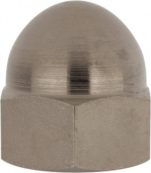 Value Collection - 3/4-16" UNF, 1/16" Width Across Flats, Nickel Plated, Steel Acorn Nut - 1" Overall Height, Grade 2 - Makers Industrial Supply