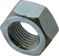 Value Collection - M12x1.25 Metric Extra Fine Steel Right Hand Hex Nut - 19mm Across Flats, 10mm High, Zinc-Plated Finish - Makers Industrial Supply