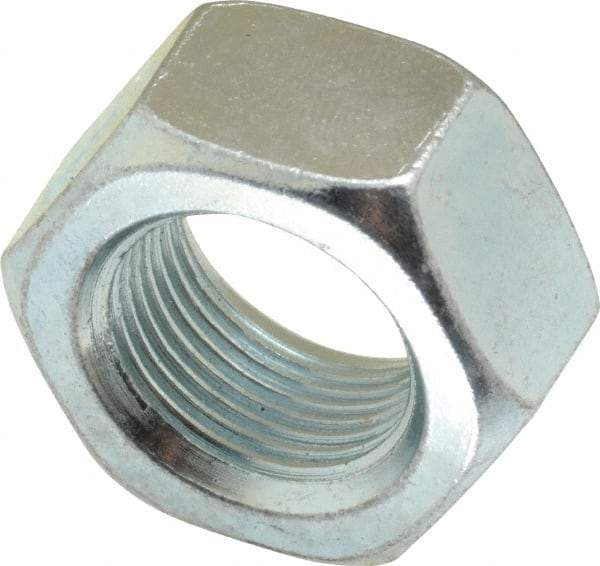 Value Collection - M20x1.50 Metric Fine Steel Right Hand Hex Nut - 30mm Across Flats, 16mm High, Zinc-Plated Finish - Makers Industrial Supply