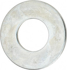 Value Collection - 1-3/4" Screw, Steel USS Flat Washer - 1-7/8" ID x 4" OD, 0.153" Thick, Zinc-Plated Finish - Makers Industrial Supply