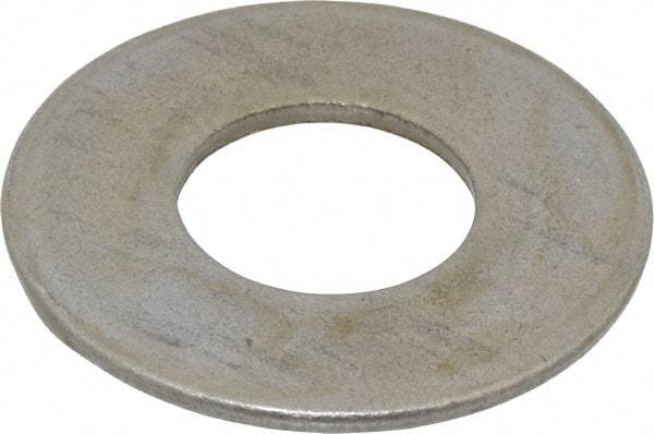 Value Collection - 1-1/4" Screw, Steel USS Flat Washer - 1-3/8" ID x 3" OD, 11/64" Thick, Plain Finish - Makers Industrial Supply