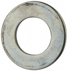 Value Collection - 1-1/2" Screw, Steel SAE Flat Washer - 1-9/16" ID x 3" OD, 5/32" Thick, Zinc-Plated Finish - Makers Industrial Supply