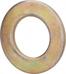 Value Collection - 1-3/4" Screw, Grade 8 Steel SAE Flat Washer - 1-7/8" ID x 3-3/8" OD, 5/32" Thick, Zinc Yellow Dichromate Finish - Makers Industrial Supply