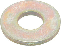 Value Collection - 5/16" Screw, Grade 8 Steel Extra Thick Flat Washer - Zinc Yellow Dichromate Finish - Makers Industrial Supply