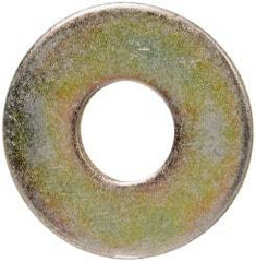 Value Collection - 3/8" Screw, Grade 8 Steel Extra Thick Flat Washer - Zinc Yellow Dichromate Finish - Makers Industrial Supply