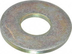 Value Collection - 9/16" Screw, Grade 8 Steel Extra Thick Flat Washer - Zinc Yellow Dichromate Finish - Makers Industrial Supply