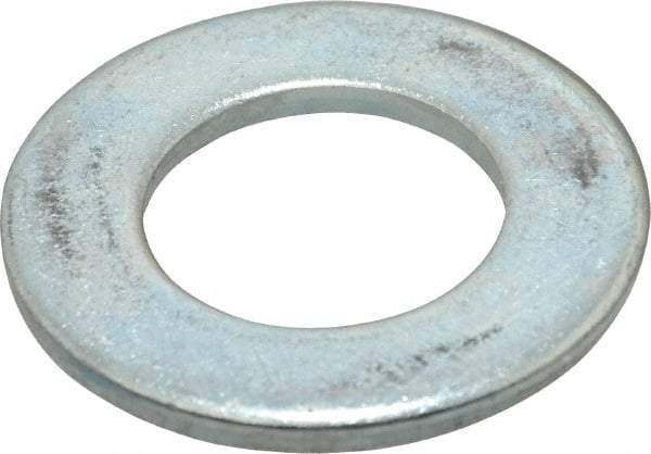 Value Collection - M30 Screw, Steel Standard Flat Washer - 31mm ID x 56mm OD, 4mm Thick, Zinc-Plated Finish - Makers Industrial Supply