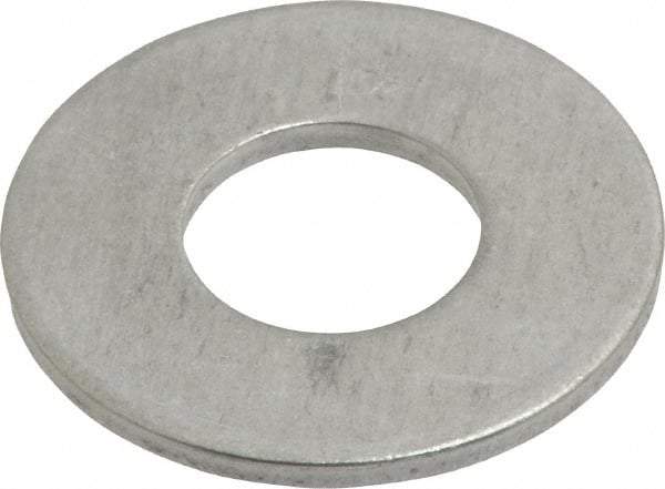 Value Collection - 1/2" Screw, Aluminum Standard Flat Washer - 0.562" ID x 1-1/4" OD, 0.089" Thick - Makers Industrial Supply