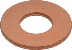 Value Collection - 7/16" Screw, Copper Standard Flat Washer - 1/2" ID x 1-1/8" OD, 0.078" Thick, Plain Finish - Makers Industrial Supply