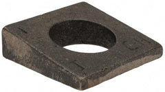 Value Collection - 1" Bolt, Iron Beveled Square Washer - 1-1/16" ID, 9/16 Minimum Thickness - Makers Industrial Supply